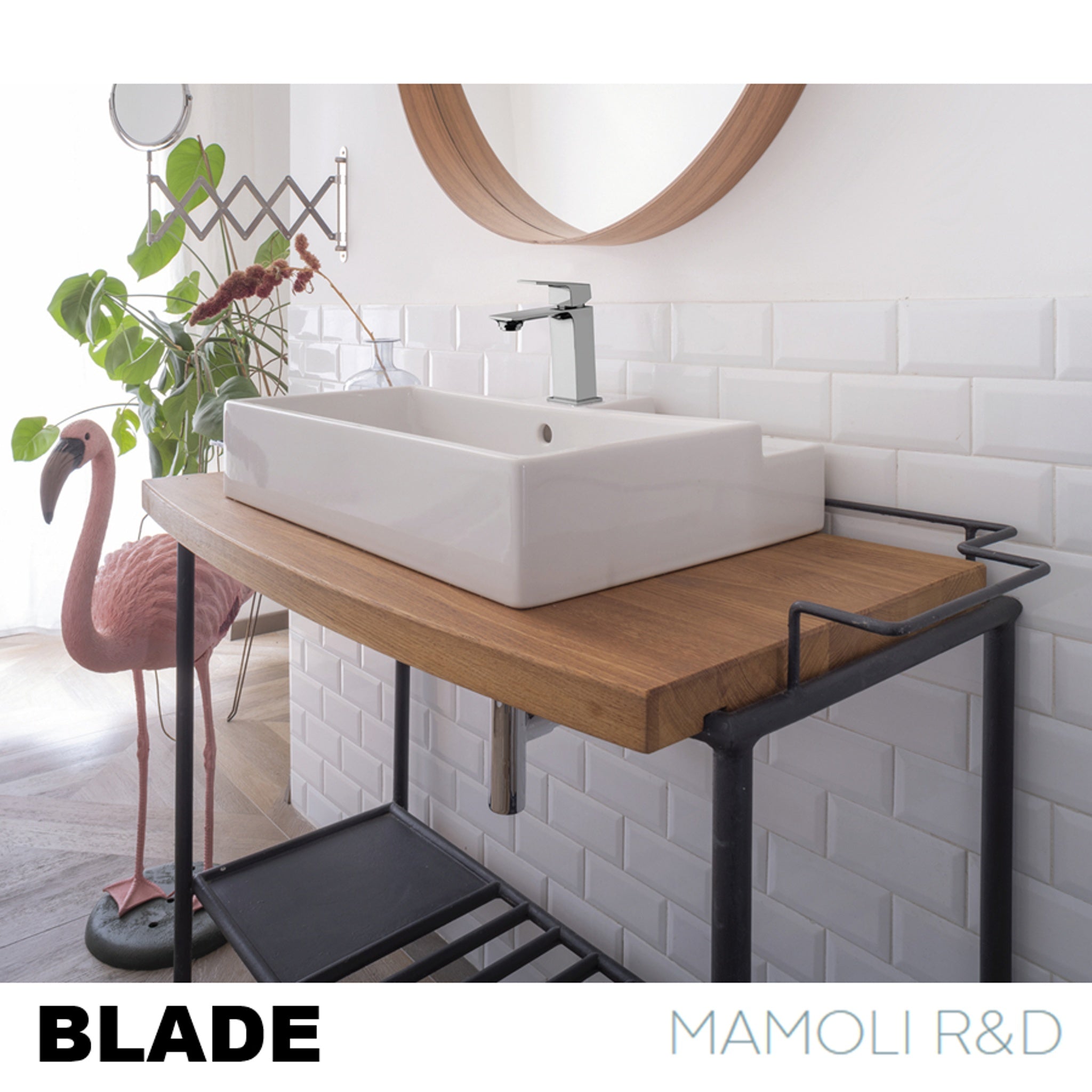 SET RUBINETTERIA BAGNO MAMOLI SERIE BLADE CON SCARICO CLICK-CLACK