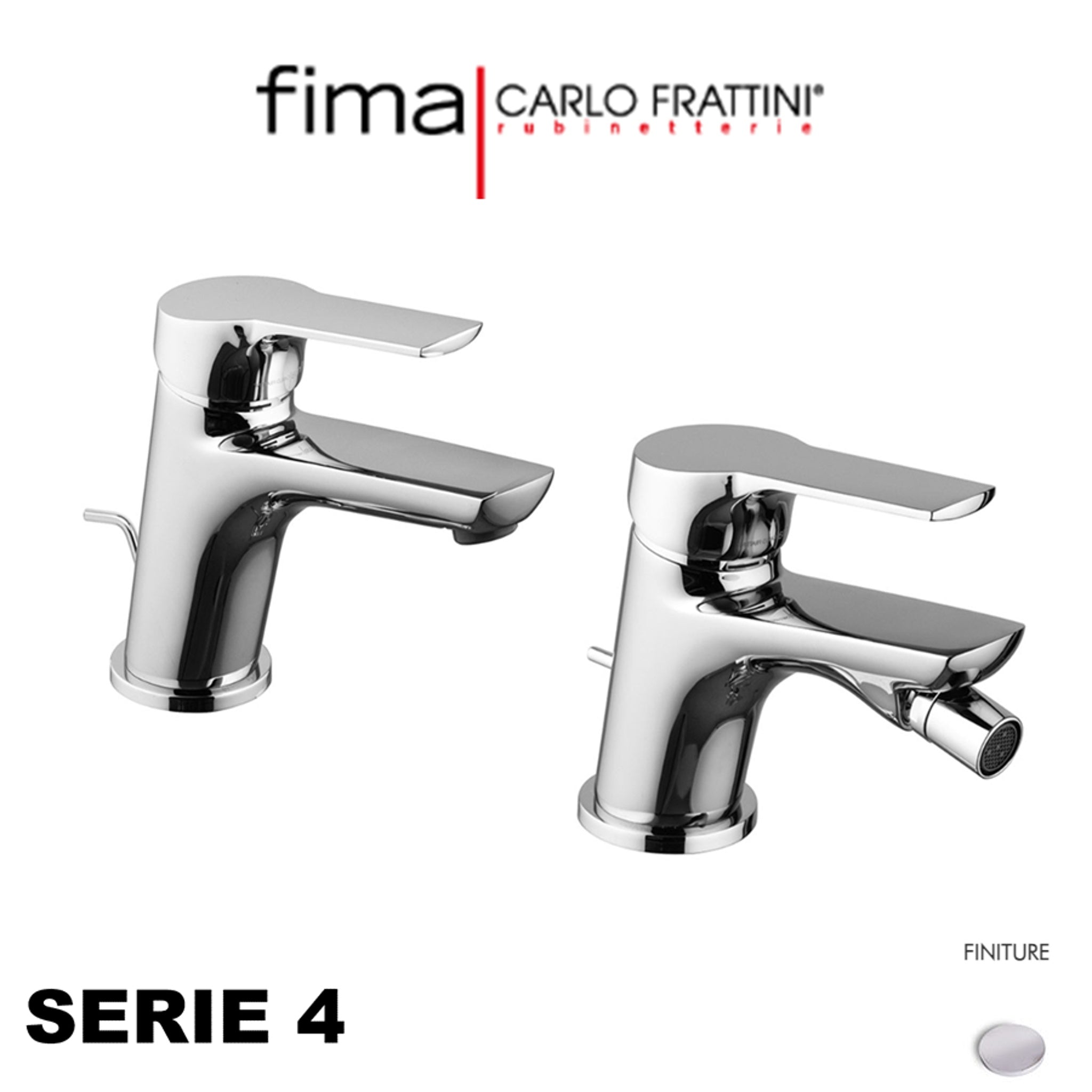 SET RUBINETTERIA BAGNO FIMA CARLO FRATTINI SERIE 4